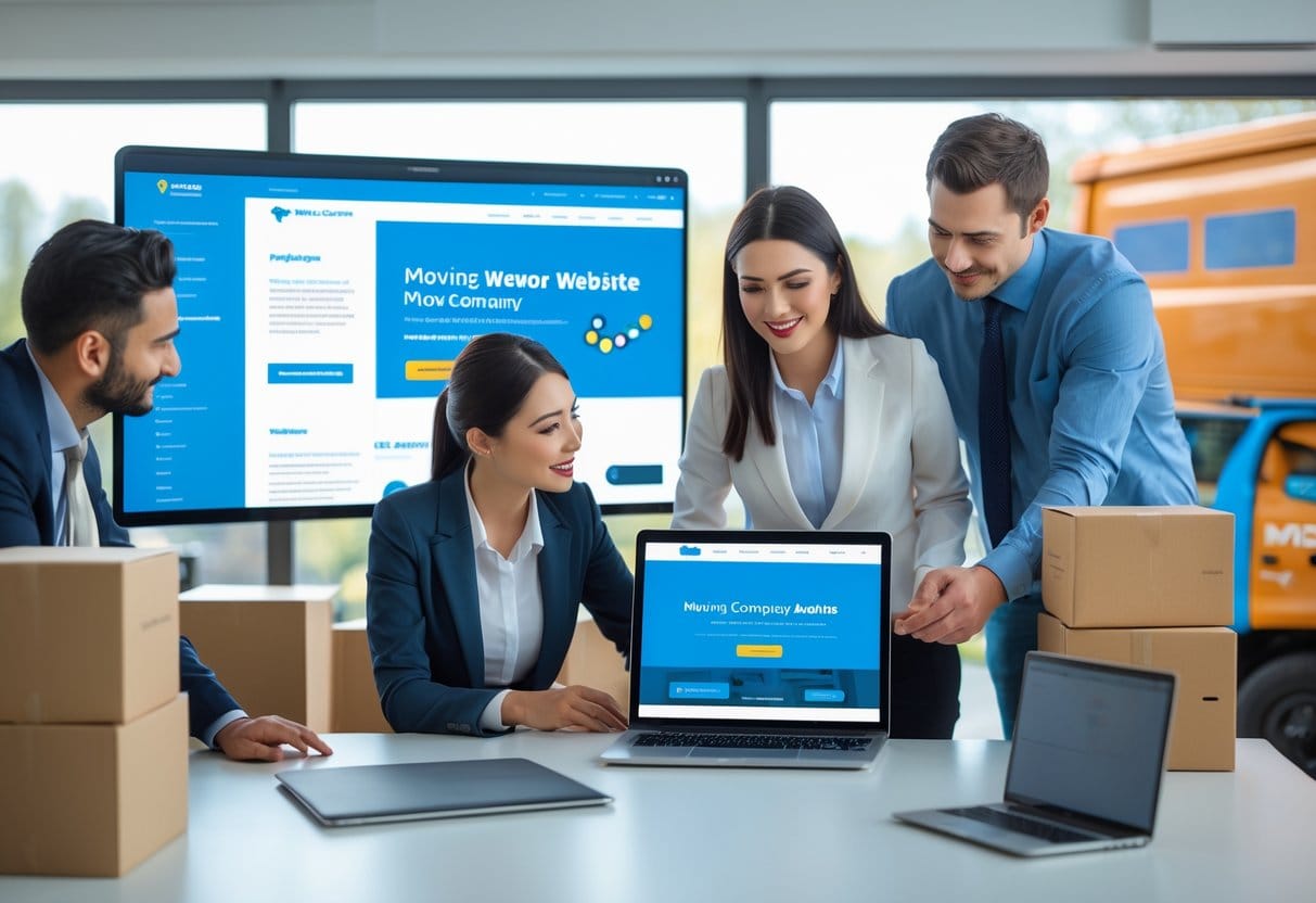 Guide to choosing a professional website for a moving company